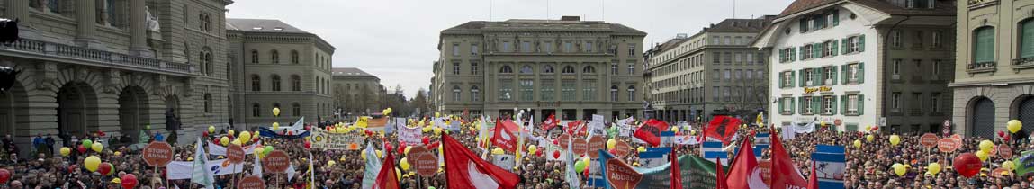 Demonstration in Bern